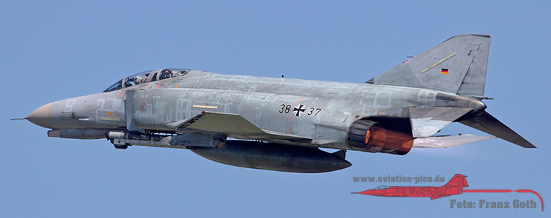 MDD F-4F Phantom II, 38+37, JG 71 „R“ (Richthofen), Luftwaffe, German Air Force