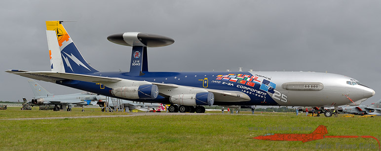 NATO Boeing E-3A Sentry AWACS, LX-N90443 im Jubiläumsanstrich “25 Jahre Nato E-3A Component“ (2007) aus Geilenkirchen